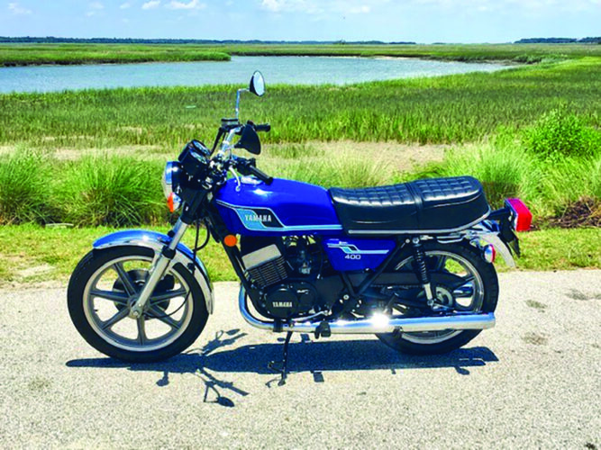 Gordon King's 1977 Yamaha RD400